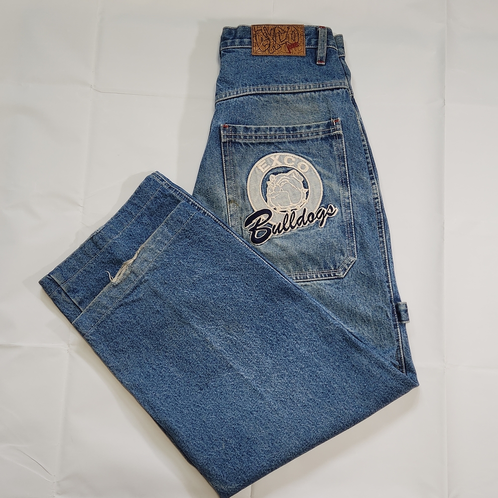 Y2K Exco Baggy Jeans, Bulldogs Jeans Vintage SIZE 30. Vintage Pants